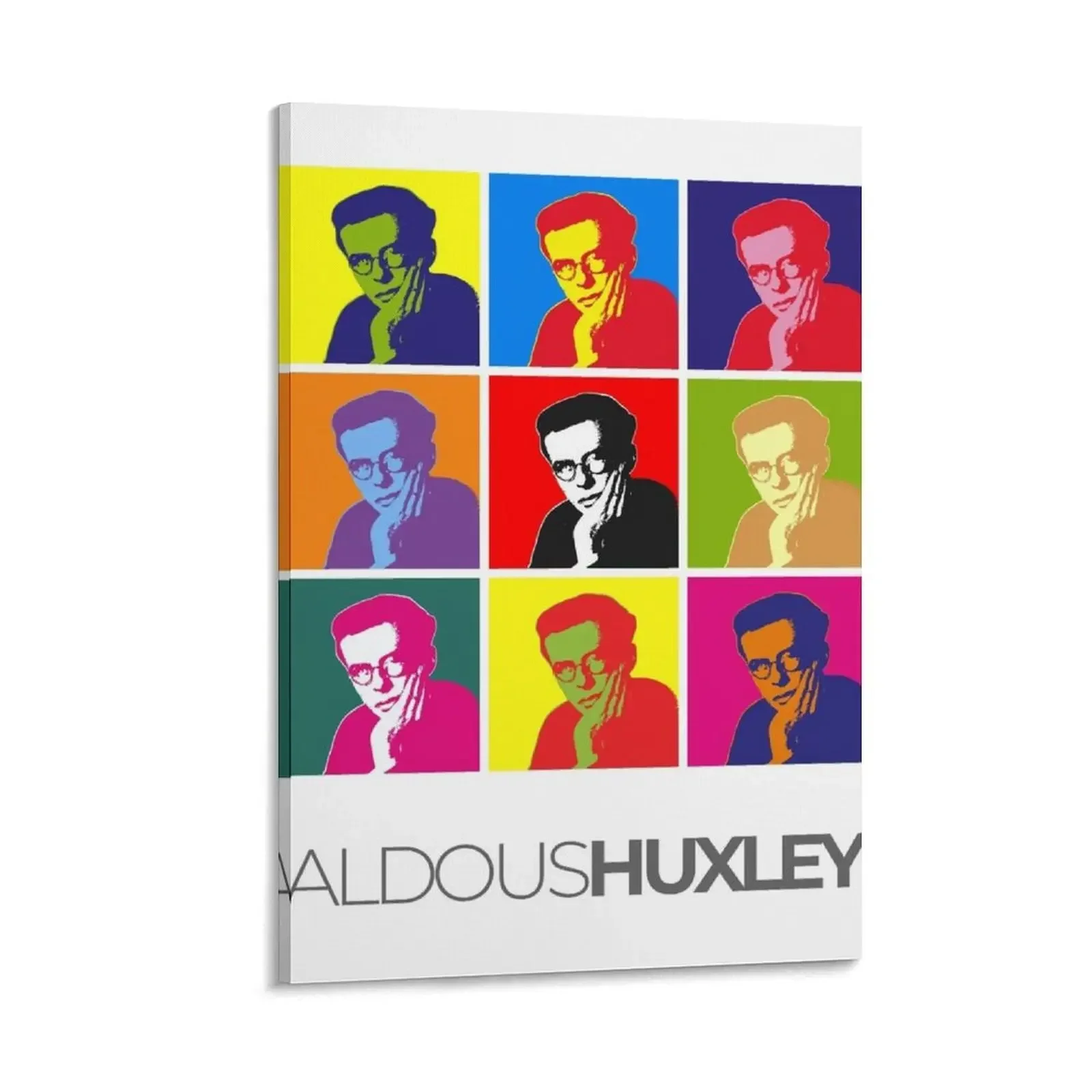

Aldous Huxley pop-art portrait poster Canvas Painting decorative pictures for the room ornaments for home room decorations