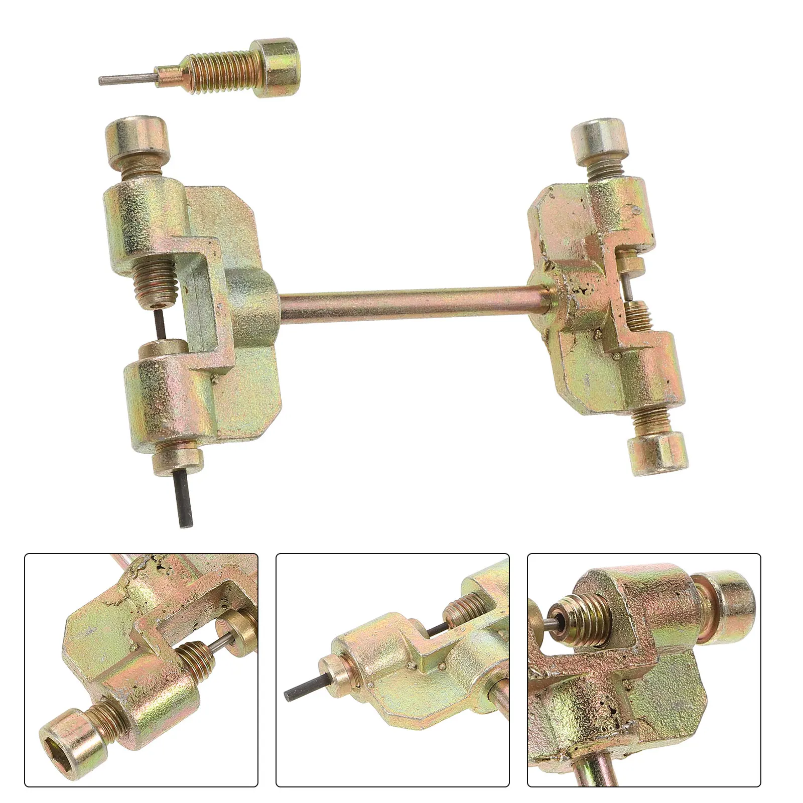 

Motorcycle Tool Chain Breaker For Road Mountain Bike Splitter Repair Bicycle Chain Link Removal Tool Zinc Alloy Portable Bike