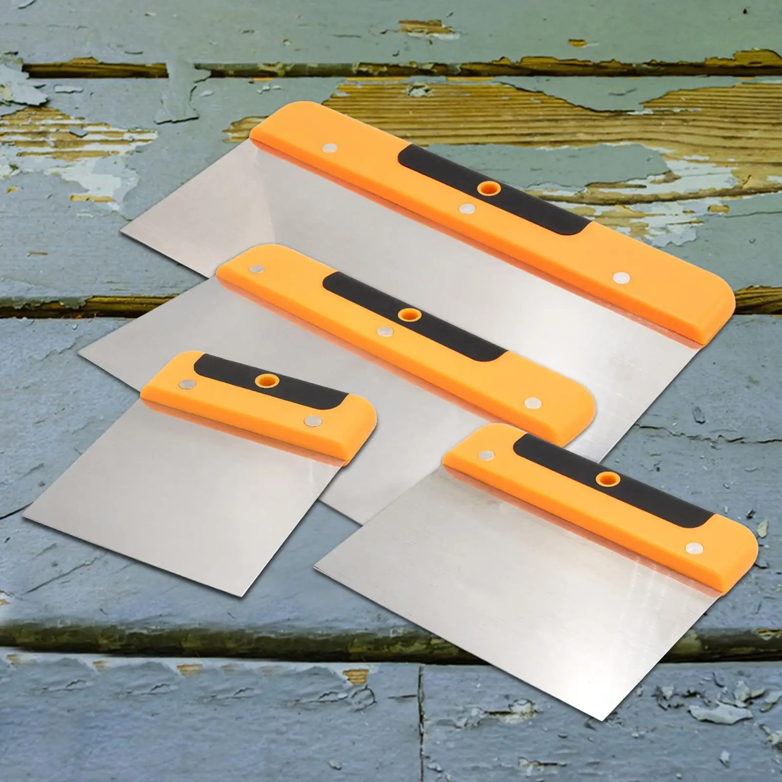Cuchillo de masilla para pared y pintura, rascador para Aplicar masilla, yeso, cemento, escurrir paredes