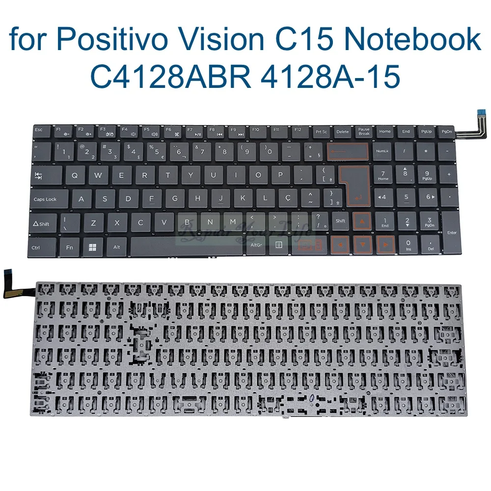 

Pt-br Brazil Keyboard for Positivo Vision C15 Notebook C4128ABR 4128A-15 15.6 Abnt2 Brazilian Portuguese Keyboards New