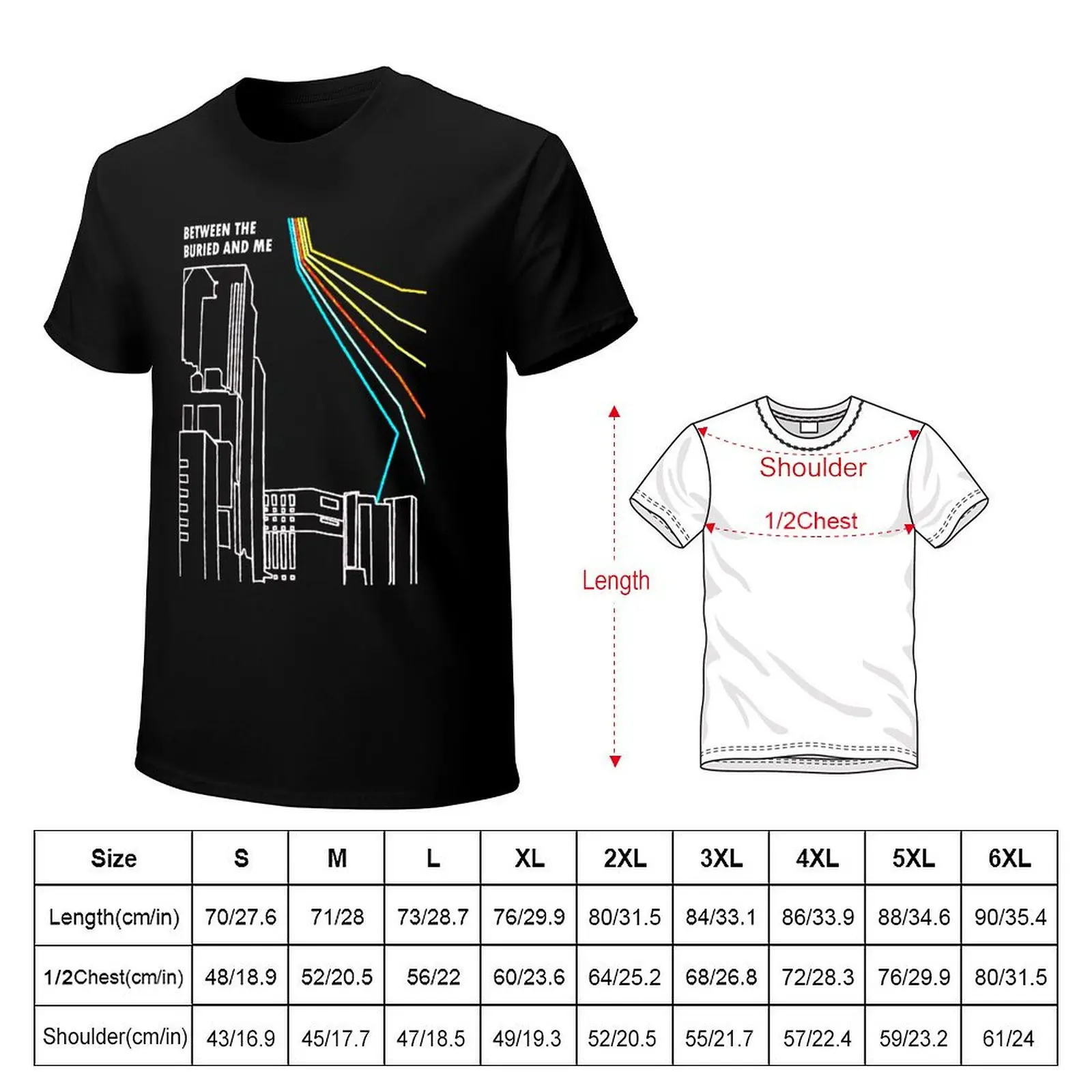 Between the Buried and Me genre rock band T-Shirt t shirts for man cotton T-Shirt