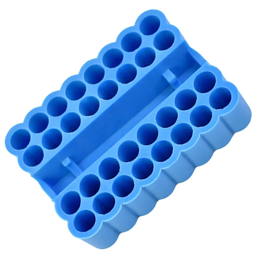 Easy To Organize DIY Projects Bit Organiser 32 Holes Bit Holder 32 Hole Capacity Easy To Carry Not Occupying Space