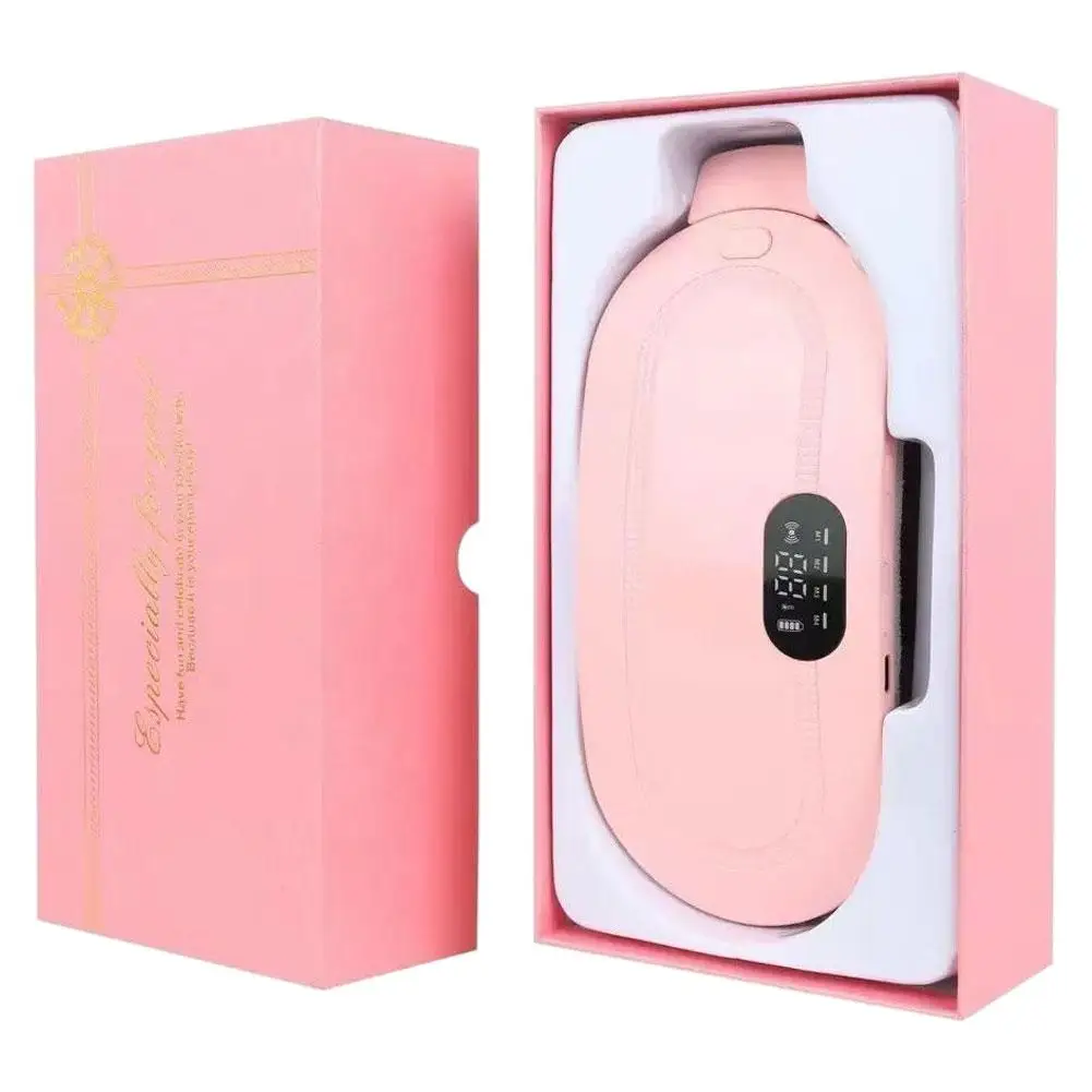 Uterine Warm Belt Hot Compress Vibration Massage USB Charging Abdominal Waist Stomach Warming Menstrual Care