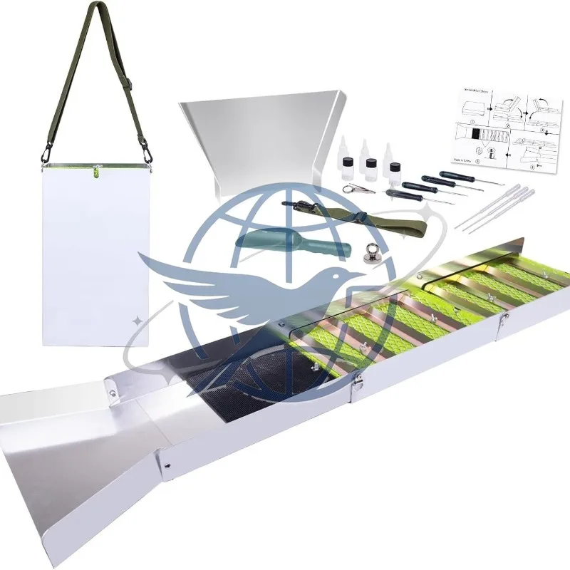 Gold Panning Tools, Gold Panning Chutes, Unpowered Selection Chutes Chutes, Rubber Gold Panning Chutes