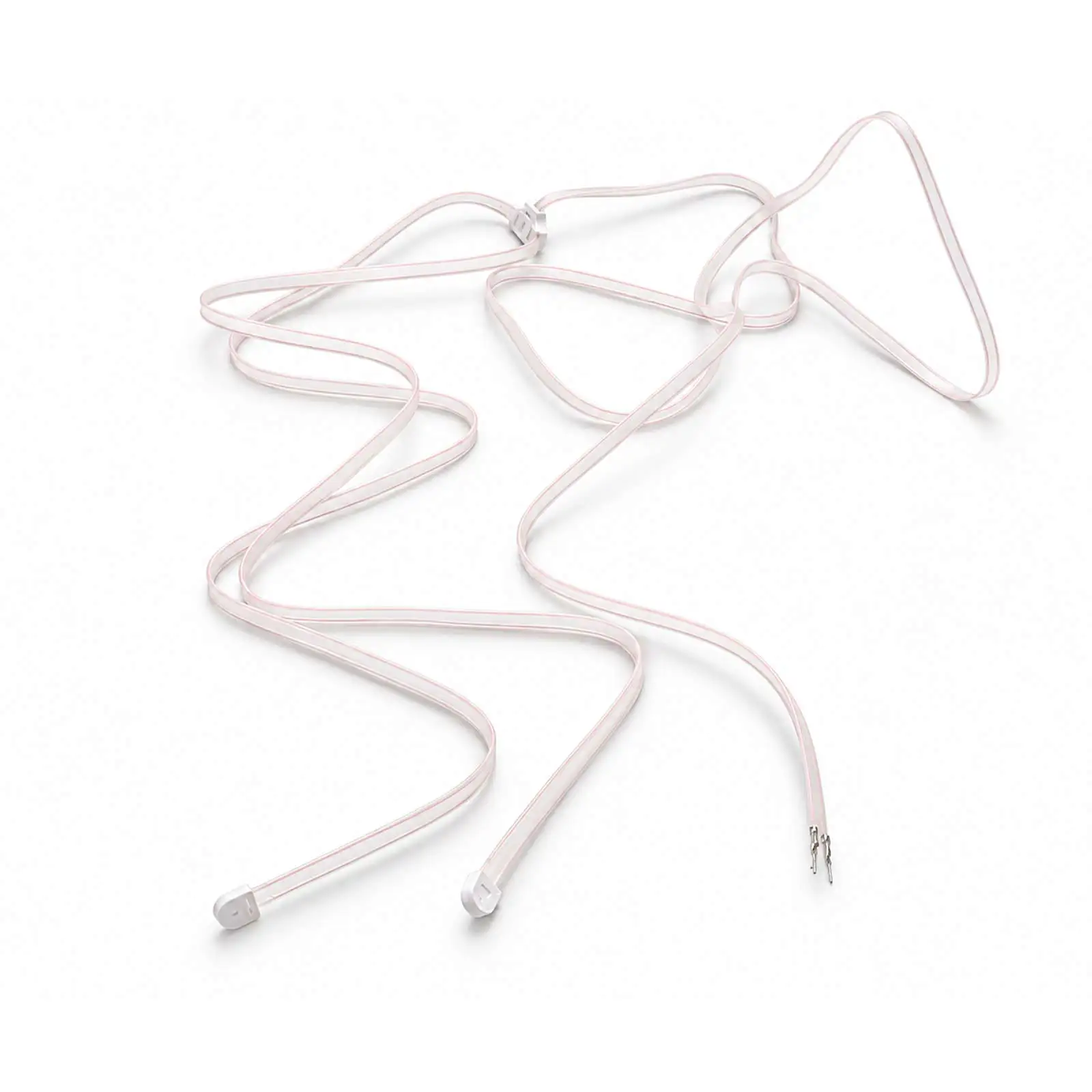 Transparent FM Indoor Home Cable Radio 300 Ohm Antenna Durable T Type Multipurpose Stereo Receiver PE Dipole With 2 Pin