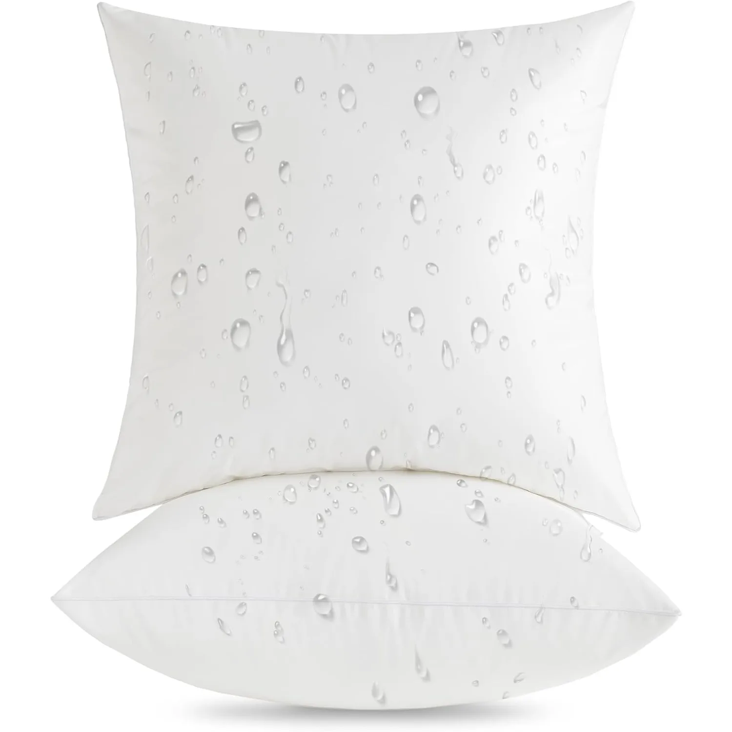 

24x24 Outdoor Pillowcase (2-piece set) - Square Waterproof Pillow - White