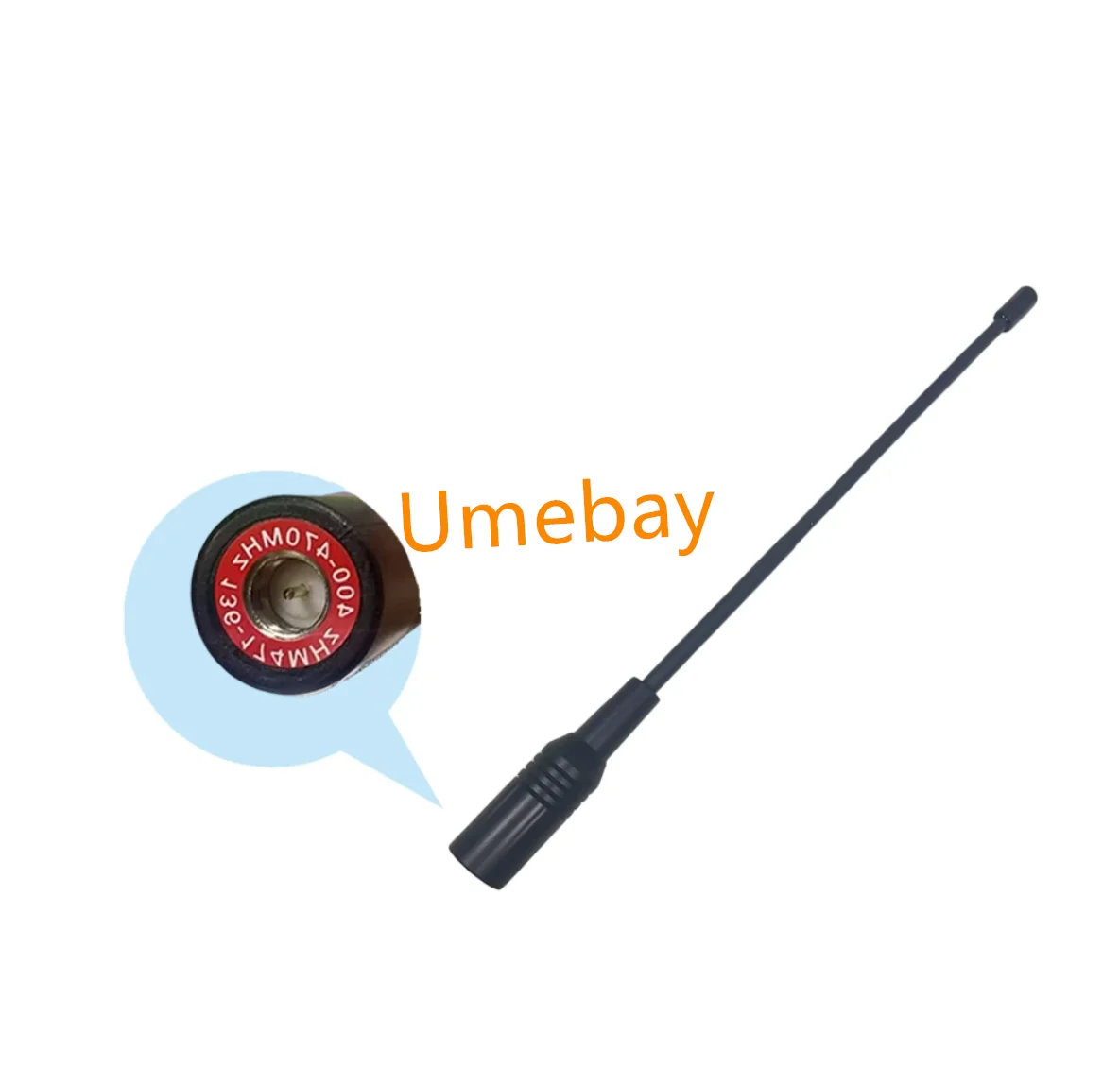 5 pieces, integrated circuit, UHF | VHF dual band omnidirectional straight head rod antenna SW-UV203