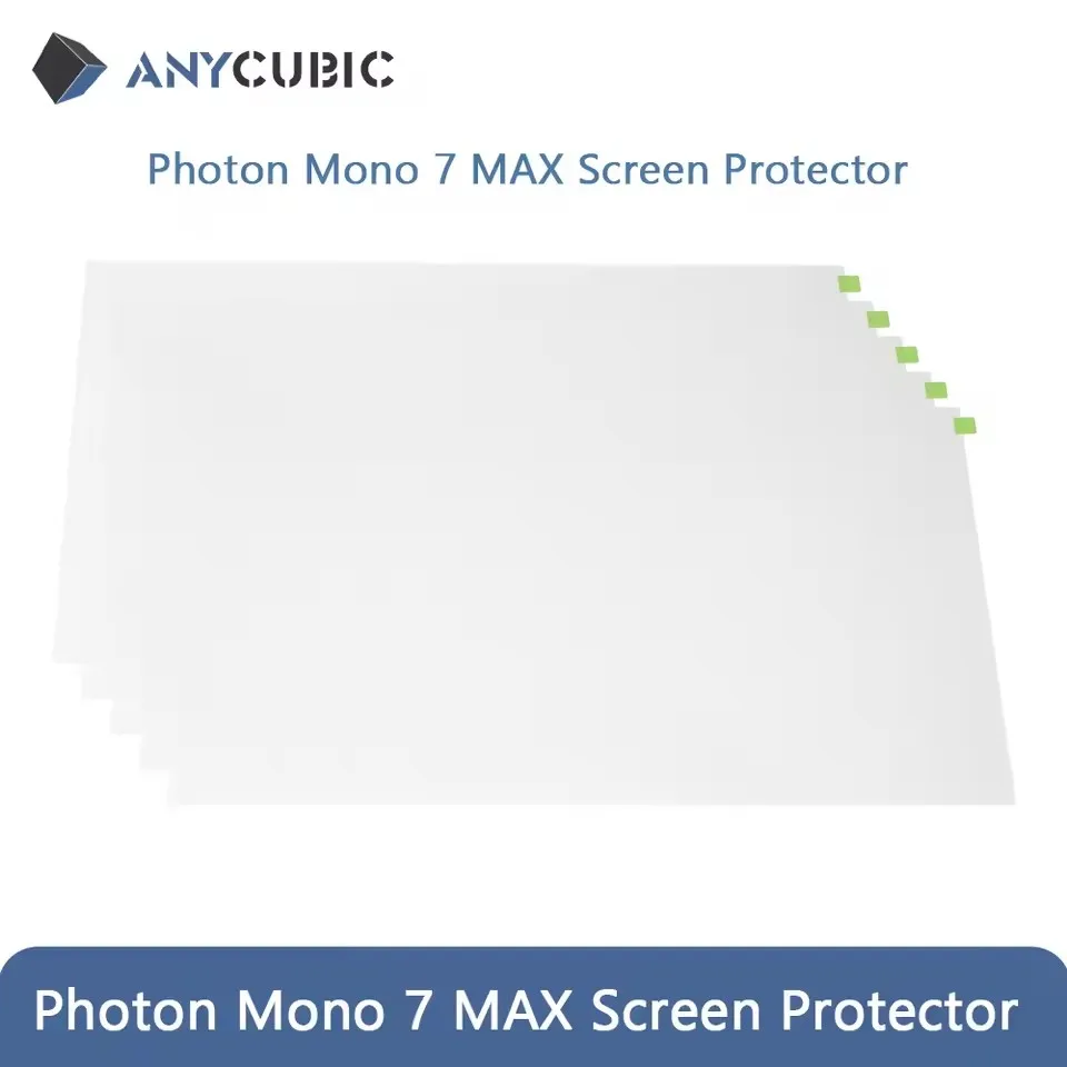 5pcs 13.6inch Photon Mono 7 Max 7k LCD Screen Protector For ANYCUBIC Photon Mono 7 3D Printer Accessories LCD Display Protector