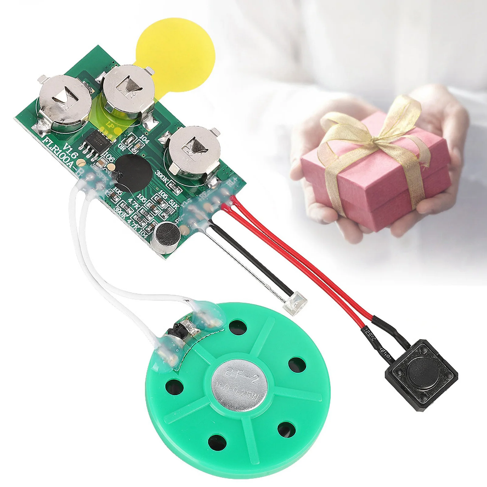 DIY Greeting Card Chip 60 Seconds Recordable Voice Sound Chip Module Recordable Greeting Card Chip Recordable Sound Module