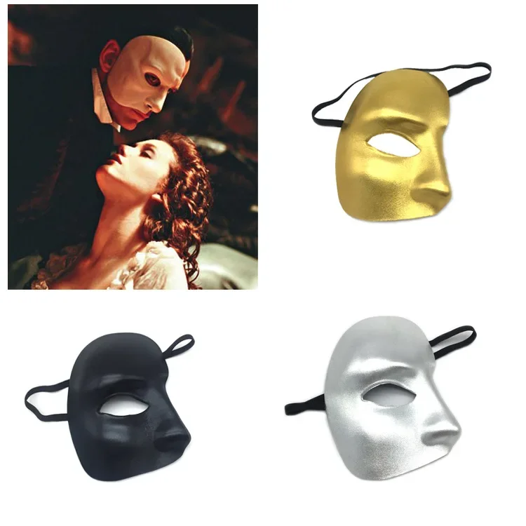 Men Boy Venice Party Costumes Half Mask Venetian Carnival      Masks  Prop  Birthday  Wedding Festival