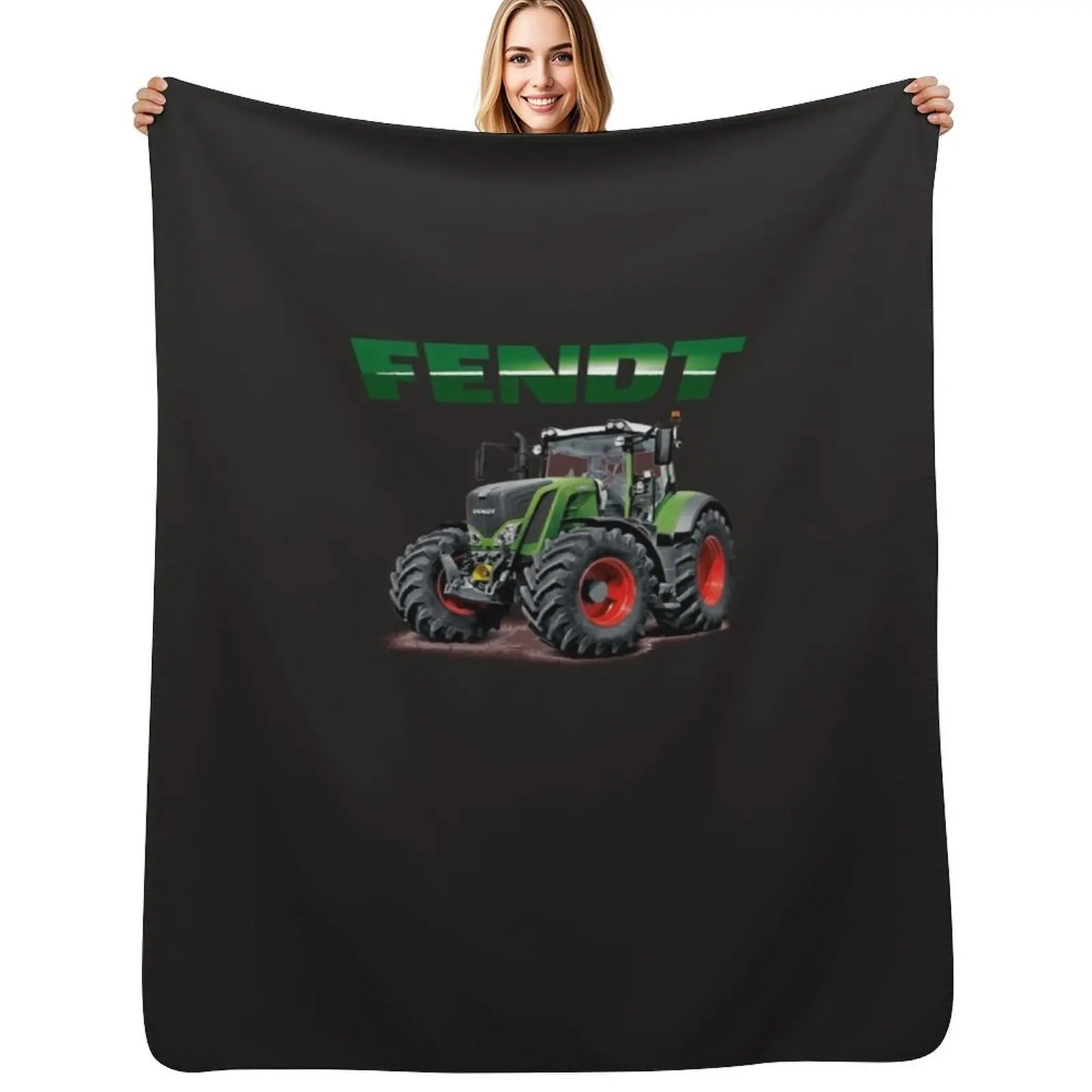 Fendt German Tractors Essential T-Shirt Throw Blanket Cute Personalized Gift Travel Camping Comforter Multi-Purpose Blankets