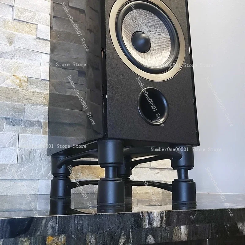 Studio Monitor Speaker Isolation Stand Bookshelf Metal Shockproof Mount -LBW001