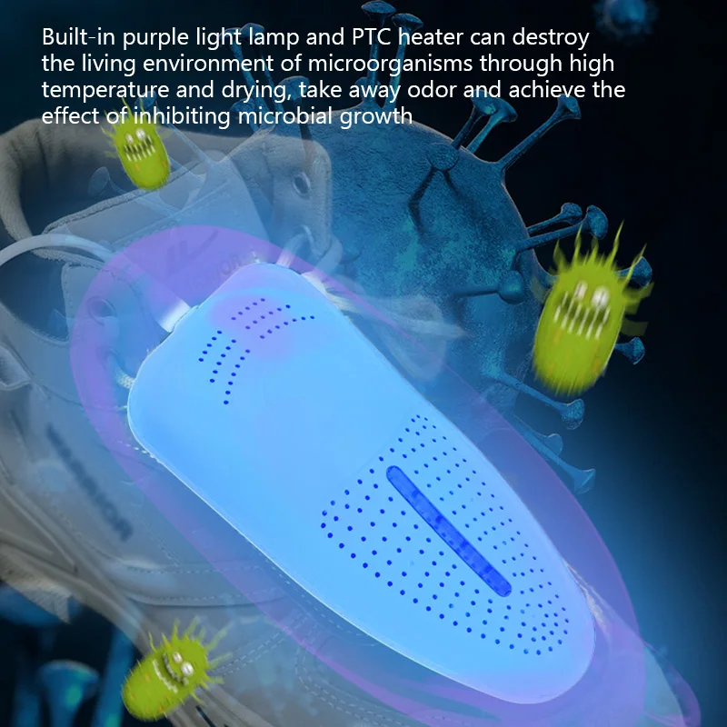 XIAOMI Portable Shoes Dryer Intelligent Quick Dry Foot Warmer Violet Light Shoe Dryer Heater Children Adults Boot Shoes Dryer