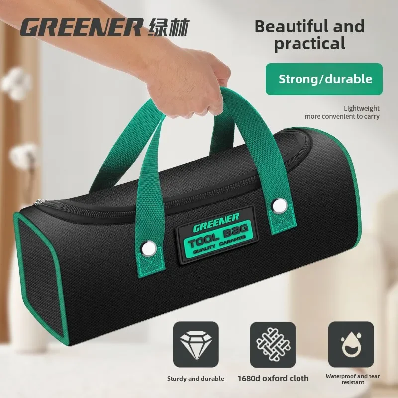 

Durable and Portable Tool Bag with Multiple Functions for Maintenance of Woodworking and Electrical Work