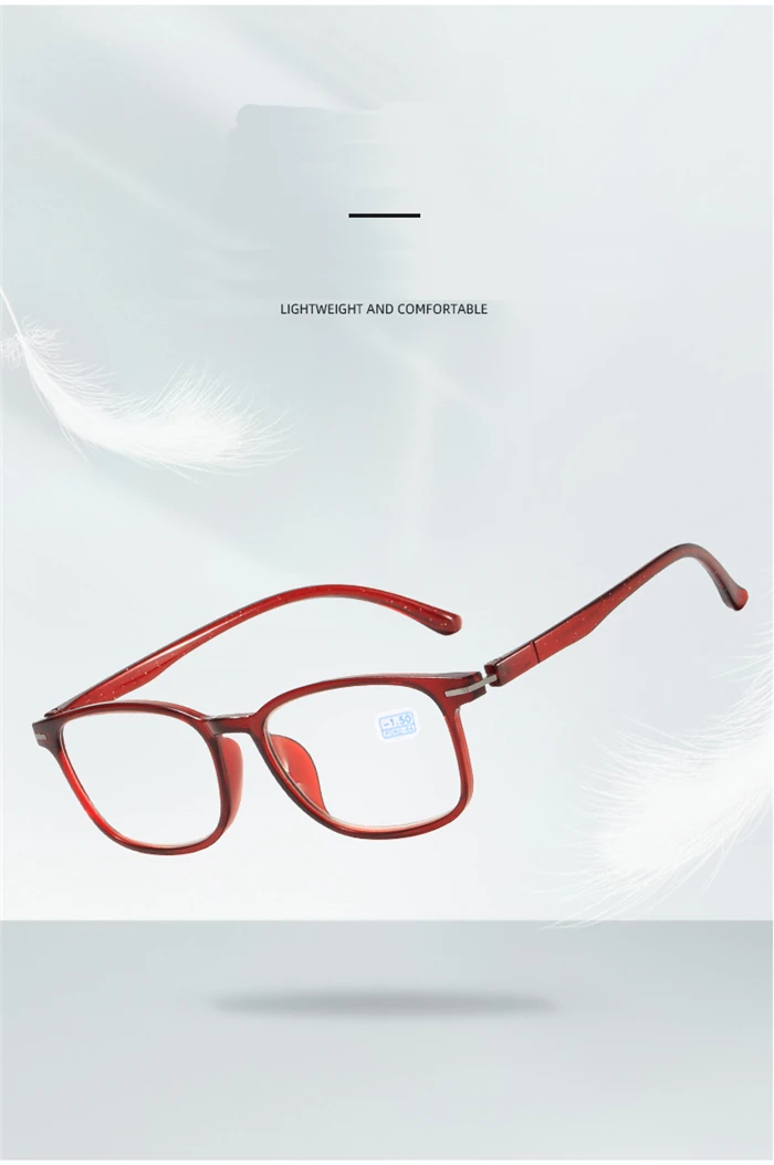 0 -0.5 -1.0 To -6.0 Women Men Square Myopia Glasses Finished Comfortable TR90 Student Prescription Glasses With Cylinder