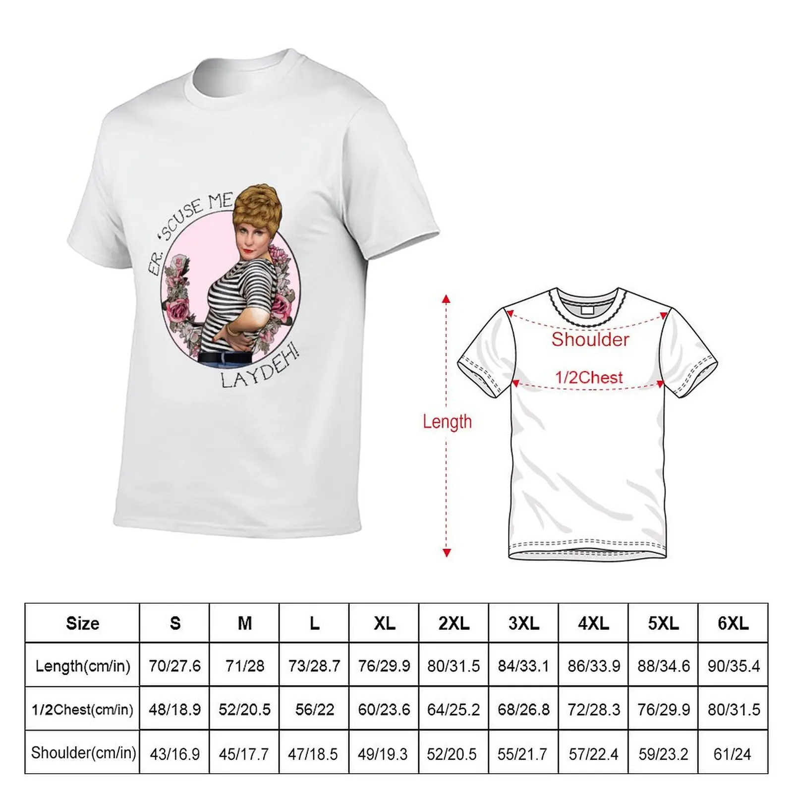 Charity Shop Sue- Scuse me laydeh T-Shirt t shirts for man pack white cotton t shirt pack t shirts for man graphic funny T-shirt