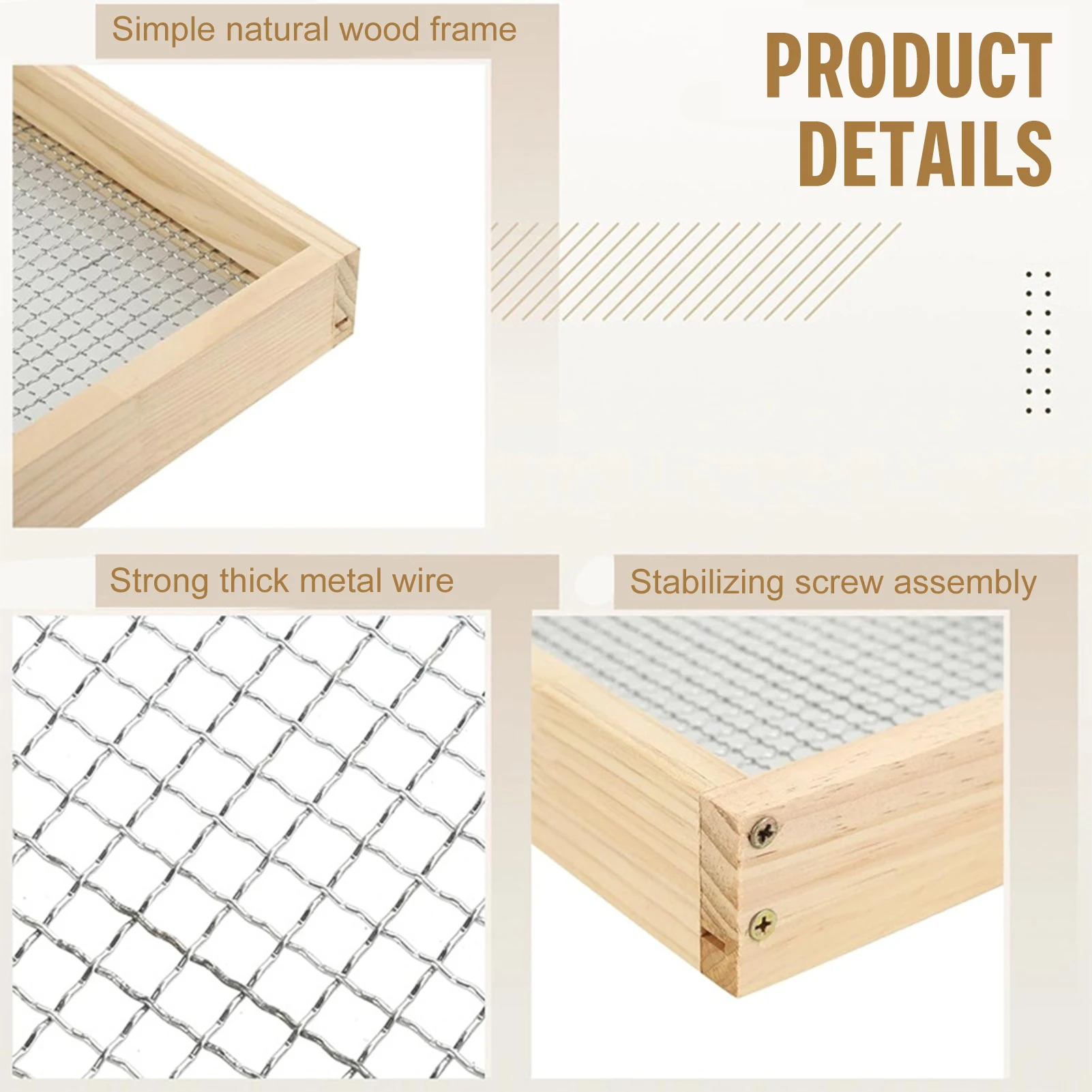 Edelstahl-Bodensieb Praktische – Garden Sieve Soil Bewertung und Preis