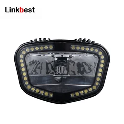 Linkbest Electric Bike Light 2000 Lumen Day Running Front Light 49 LEDS Powered High Power Light Bicycle Headlight Lamp
