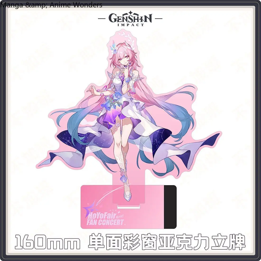 4pcs/set Game Cyrene Honkai：Star Rail Acrylic Stand Keychain Transparent Card Pendant Color Paper Collection Birthday Fans Gift