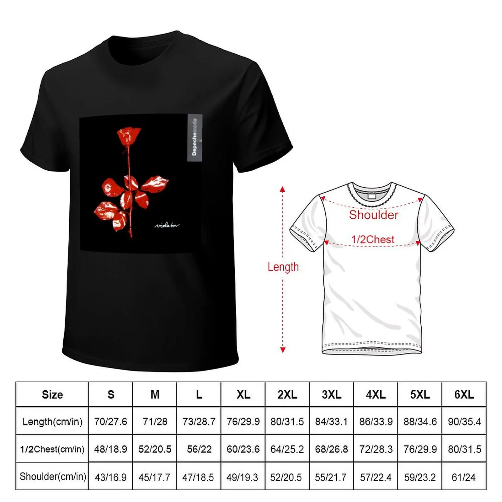 Violator Mode T-Shirt Casual Holiday Short Sleeve Tee