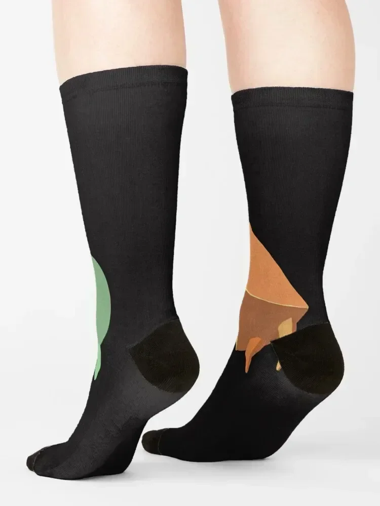Slay The Spire Donu and Deca Sticker Socks designer brand new in's Lots cotton Socks Women Men's