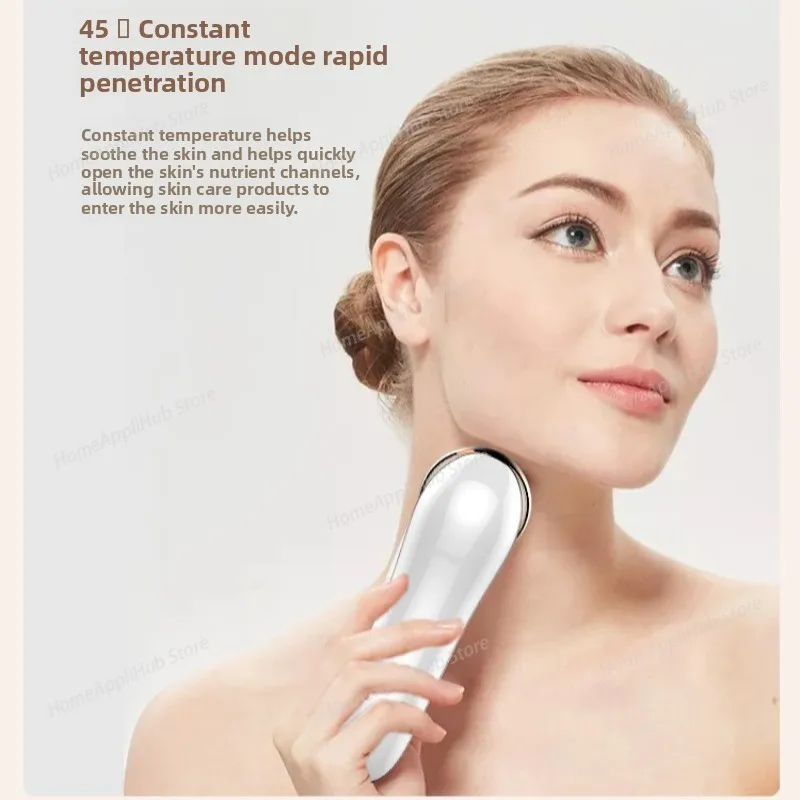 

Portable EMS Ultrasound Wave Facial Massage Device Face Lift Skin Improve Roller Tool Skin Rejuvenation Deep Clean Massager