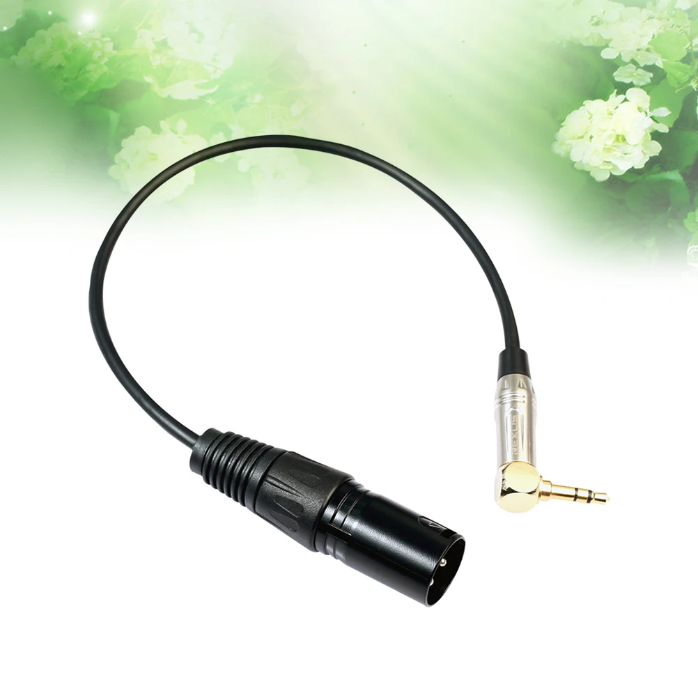 

Copper Audio Cable Adapter 30Cm Gold Plated Zinc Alloy Trs Xlr Male To Female Converter Pvc Coated Compatible With Sound Card