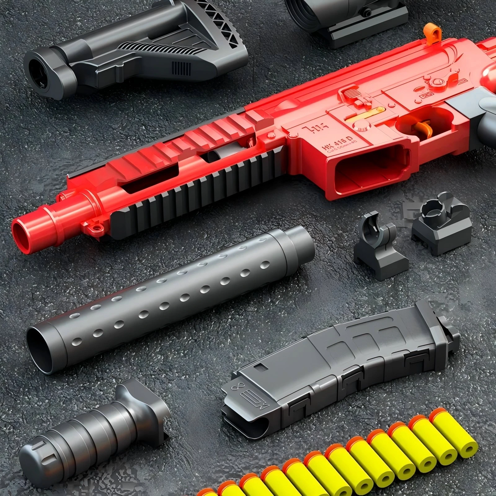 M416 Manual Lower Supply Bolt Soft Bullet Toy Gun Adult Assault Rifle Single-Shot Submachine Gun 2026 Christmas Gift