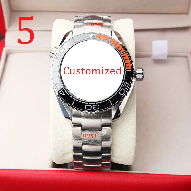 Men's Watch Fashion Steel Strip Personalized Large Dial Trendy Waterproof Sports Business Niche Quartz Watch Can Be Customized