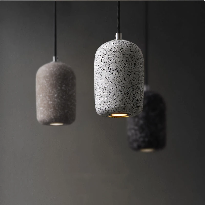 

Industrial Cement Pendant Lights Modern Led Hanglamp For Dining Room Bedroom Bar Decor Spotlight Nordic Luminaire Suspension