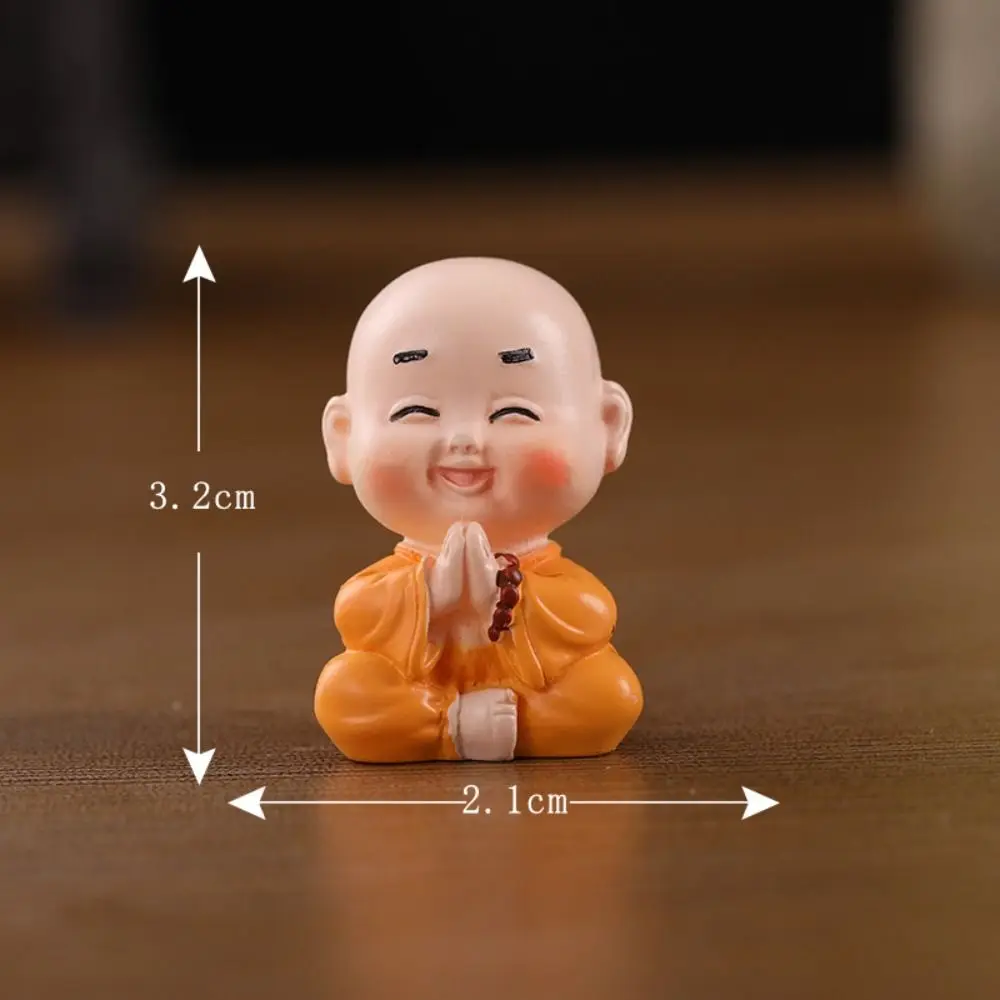 

Resin Crafts Cute Car Decoration Micro Landscape Desktop Decor Mini Figurine Buddha Ornaments Small Ornament Garden Trinkets
