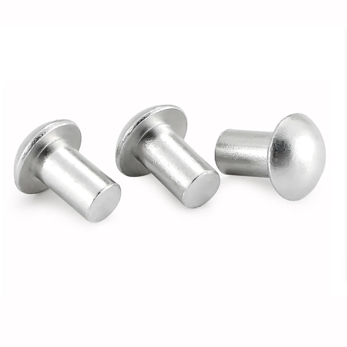 Half Round Head Aluminum Rivet / Solid Rivet / Round Cap Percussive Aluminum Rivet M2M3M5M6M8