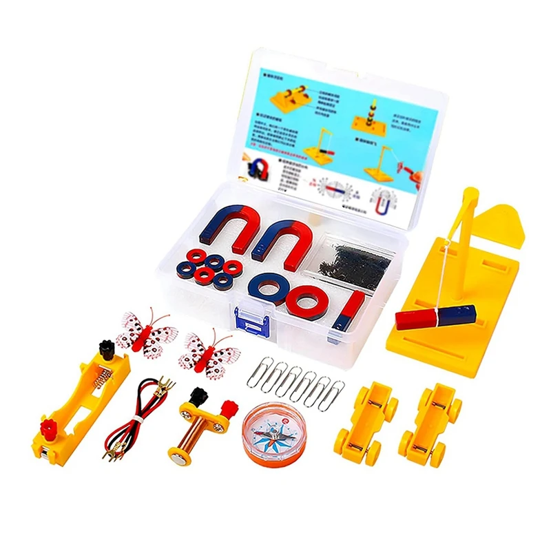 Science Kids Magnet Kit Electromagnet Experiment Set Physics Science Experiment Set Educational For School Students 1 Set