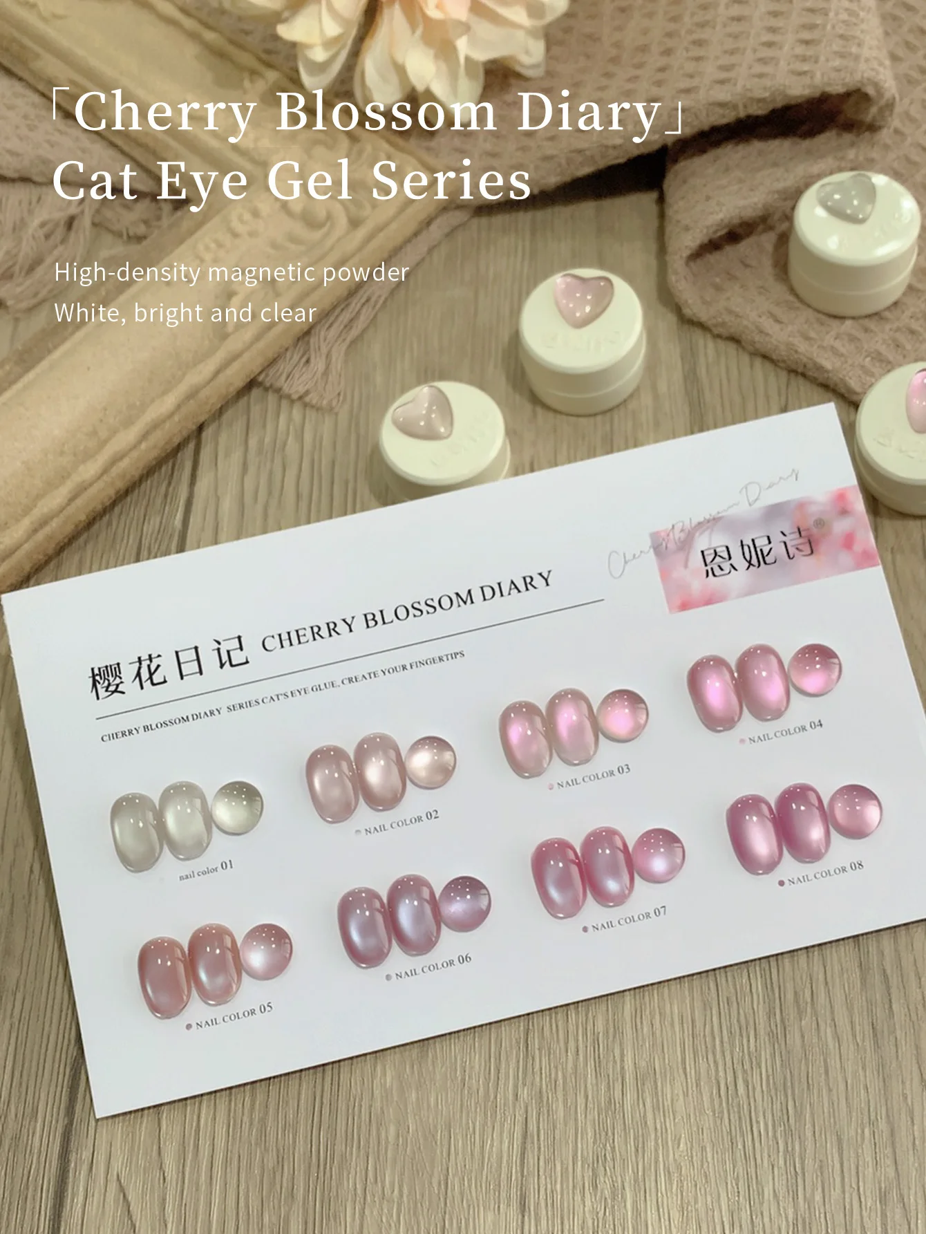 5g New Popular Water Toot And Ice Pink Color Gel Nail Polish Set, UV LED Nail Polish, Suitable for Home DIY