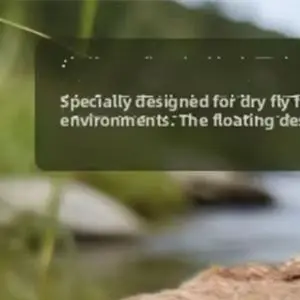 100FT Floating Fly Line Designed for Dry Fly Technique with High Buoyancy Coating and Smooth for Controlled for drift