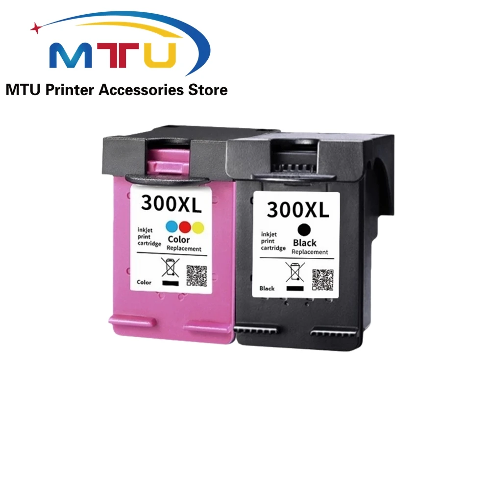 1Set 300XL Ink Cartridges for HP Deskjet F4280 F4580 D2560 D2660 D5560 Envy 100 110 120 Photosmart C4680