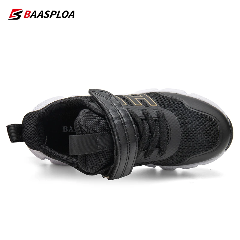 Baasploa Kids Running Shoes New Arrival Sport Shoes for Boys Girls New Mesh Breathable Casual Sneakers Non-Slip