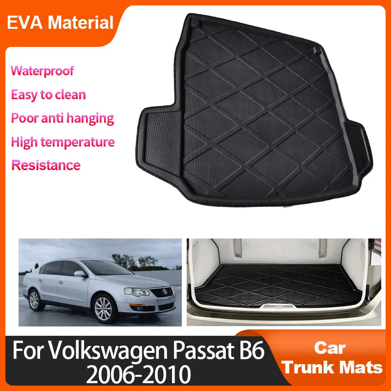 

For Volkswagen VW Passat B6 2006 2007 2008 2009 2010 Car Trunk Mats Waterproof Liner Cargo Boot Carpet Storage Pad Accessories