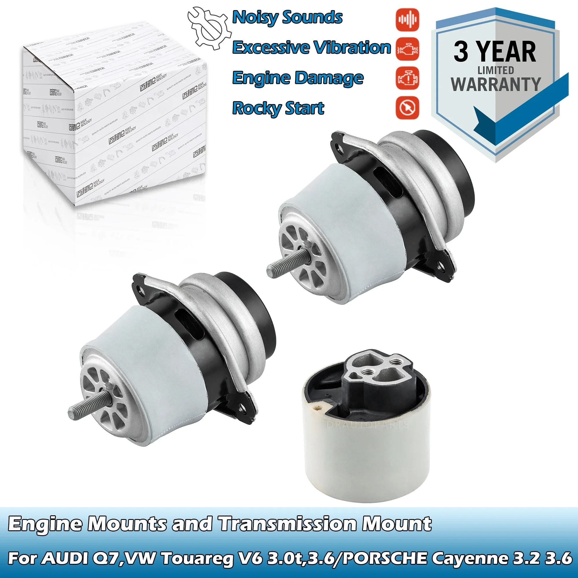 

Engine and Transmission Mount 7L8199131A,7L0399249B For AUDI Q7,VW Touareg,Porsche Cayenne 3.2,3.0TDI,3.0TFSI,3.6FSI V6