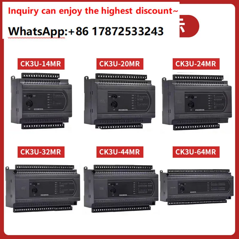 PLC industrial control board programmable logic controller program with analog small and micro compatibility