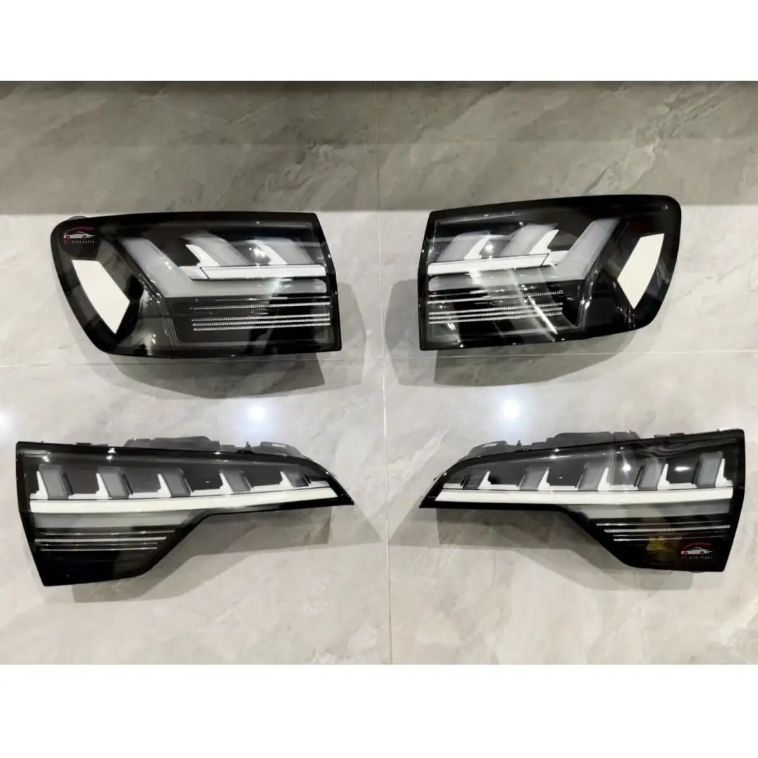 For Audi A4 Avant S4 RS4 Wagon 2020-2025 Venom Style Tail Lights Hand-Modified OEM Core Clear Lens Black Frame for Wagon