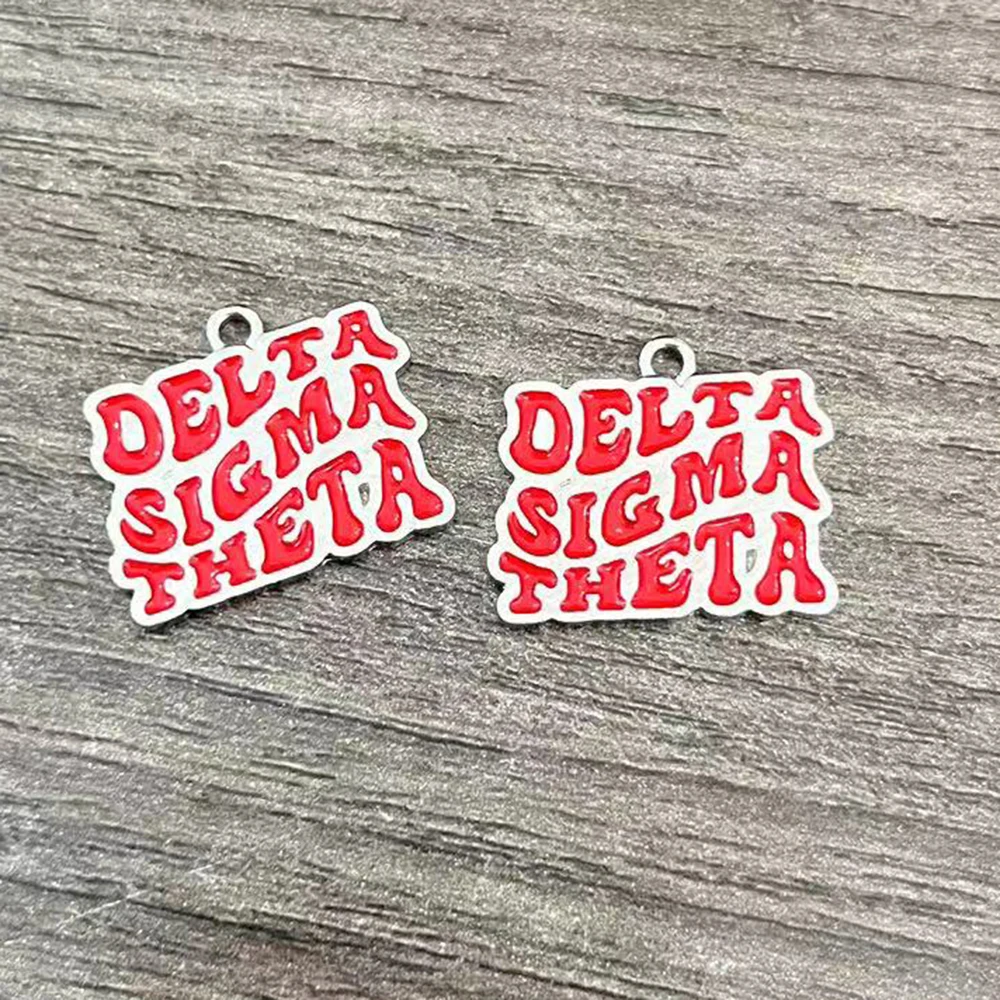 New Delta red letter charm