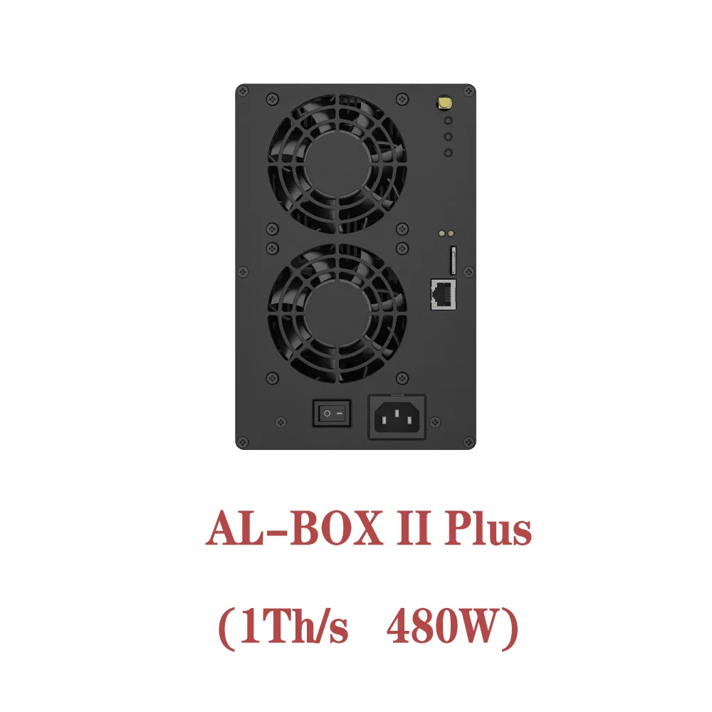 In Stock Goldshell AL BOX Ⅱ Plus 950Gh/1TH 480W Blake3 algorithm ALPH Miner Albox 2 Plus With PSU