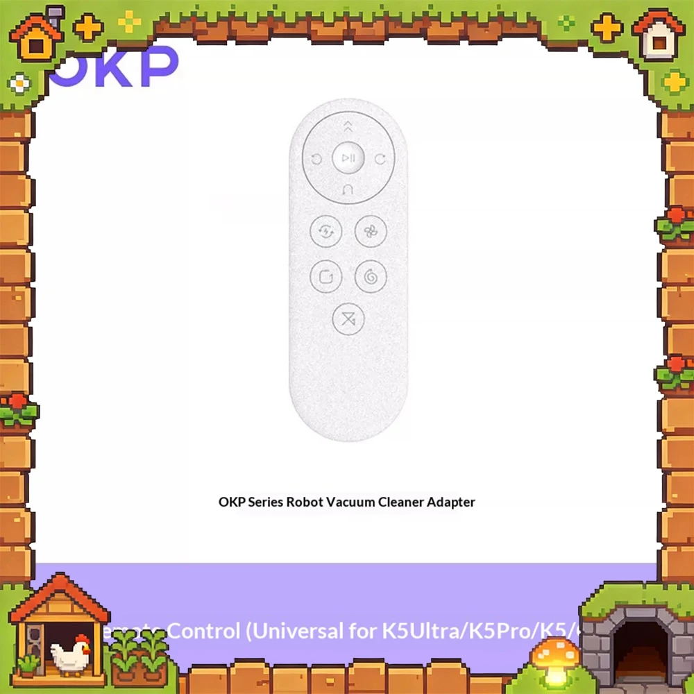 OKP Robot Vacuum Cleaner K5 Ultra/K5Pro/K5/C5 Universal Remote Controller for OKP Sweeping Robot