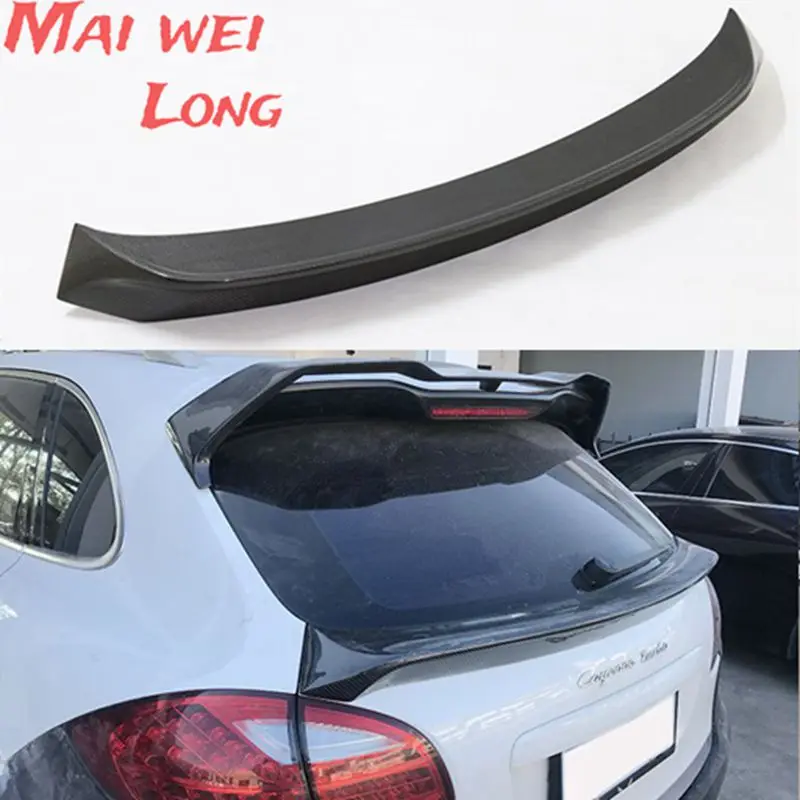 

Real Carbon Fiber Rear Wing Trunk Lip Roof Spoiler For Porsche Cayenne 958 2011 2012 2013 2014 Year