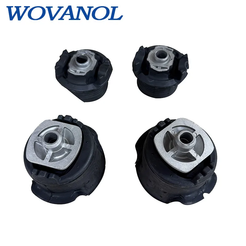 1set Front Rear Axle Beam Mounting Bonded Rubber Bush Kit For Mercedes-Benz W221 S250 OEM 2213511242 2213511342
