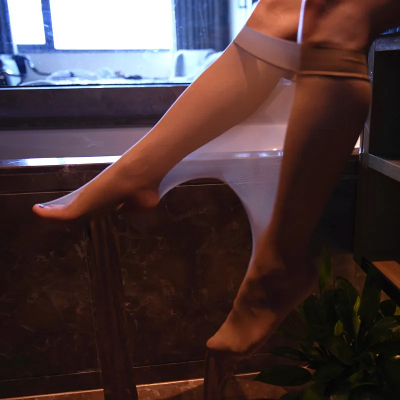 Ultra-Thin Lycra Seamless Invisible and Breathable Toe Socks plus Size Pantyhose Sexy Base Flesh-Colored Matte Five-Toe Stocking