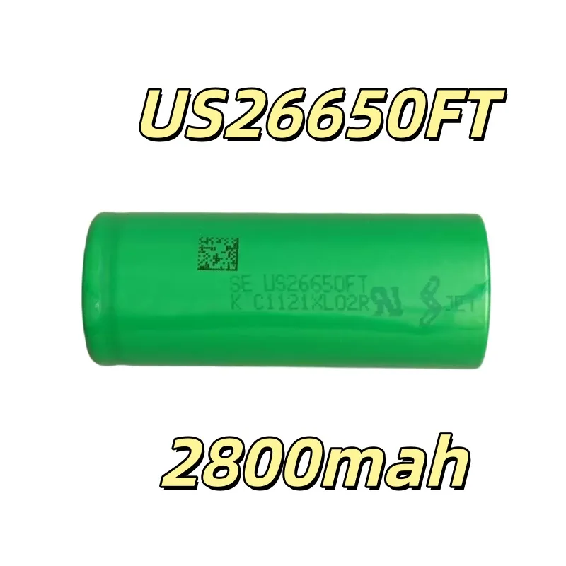 1-2PCS Replacement battery US26650FT 3.2V 2800mAh Flat Head Rechargeable Battery