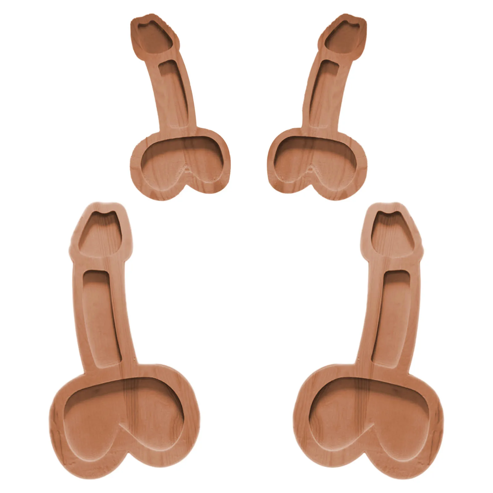 VIP-tablero de madera para aperitivos, bandeja de madera sólida única, novedad, para Charcuterie, queso, forma de pene, divertido
