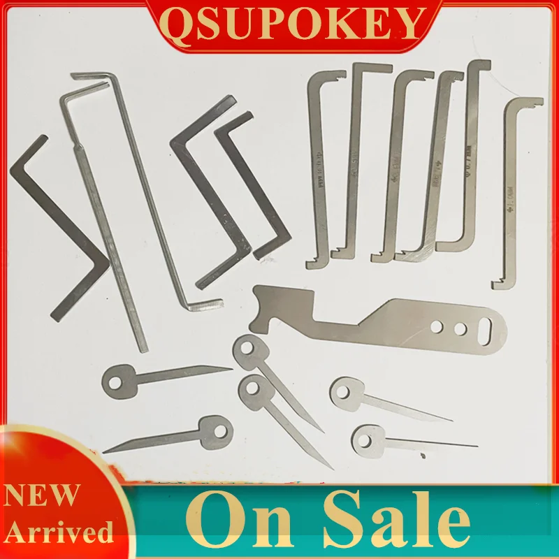 4in1 Comb Tools Lock Tension Wrench Replacement Turning Tool Broken Keys Out Locksmith Tool